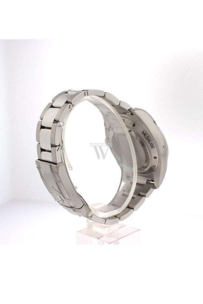 Rolex Milgauss Blue Dial Stainless Steel Mens Watch 116400Gv