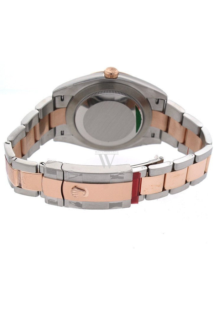 Rolex Datejust 41 Chocolate Dial Rose Gold And Steel Mens Watch 126331