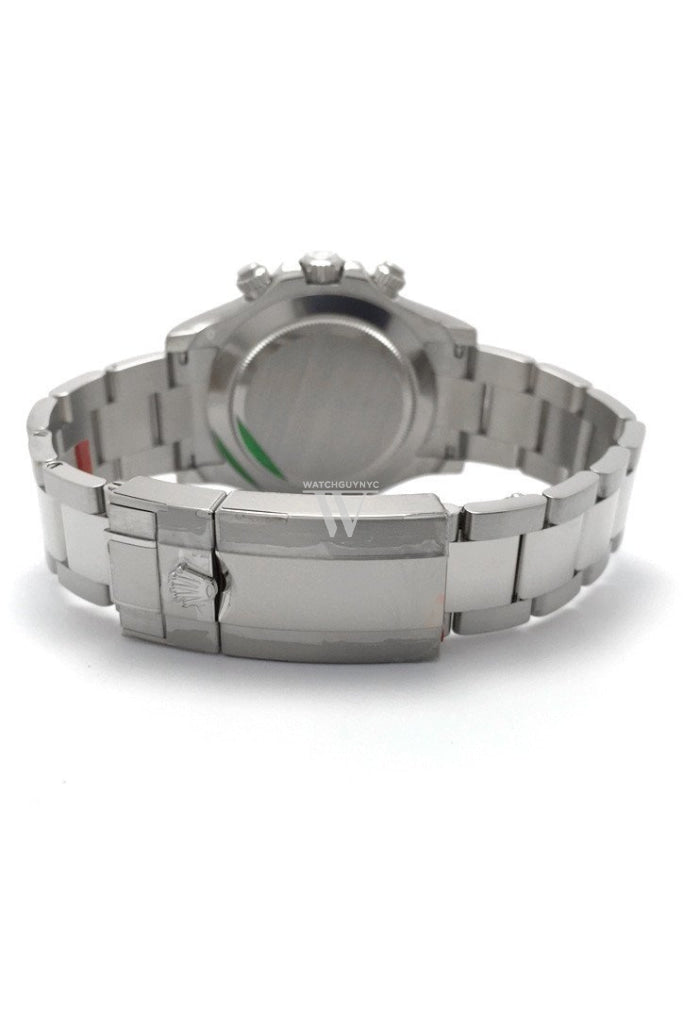 Rolex Cosmograph Daytona White Gold Silver Dial Watch 116509