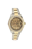 Rolex Datejust 31 Champagne Dial 18K Yellow Gold Ladies Watch 178383