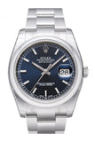 ROLEX Datejust 36 Blue Dial Stainless Steel Watch 116200