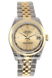 Rolex Datejust 31 Champagne Dial 18K Yellow Gold Jubilee Ladies Watch 178243