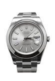 ROLEX Datejust II 41 Silver Dial Steel Men's Watch 116300