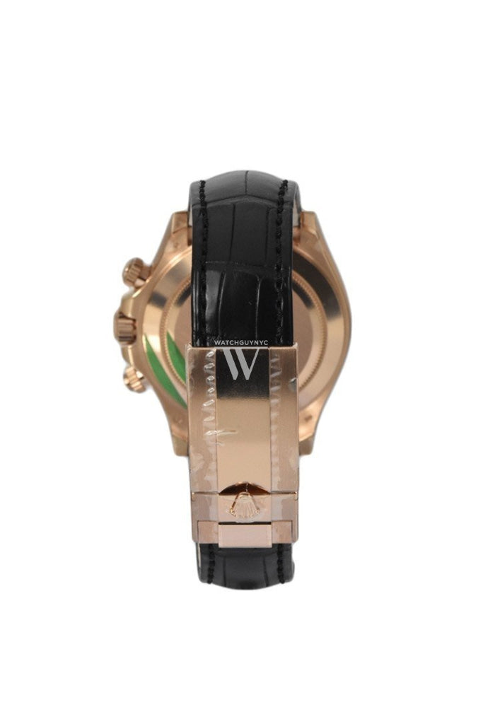 Rolex Cosmograph Daytona 40 Chocolate Dial 18K Rose Gold Mens Watch 116515