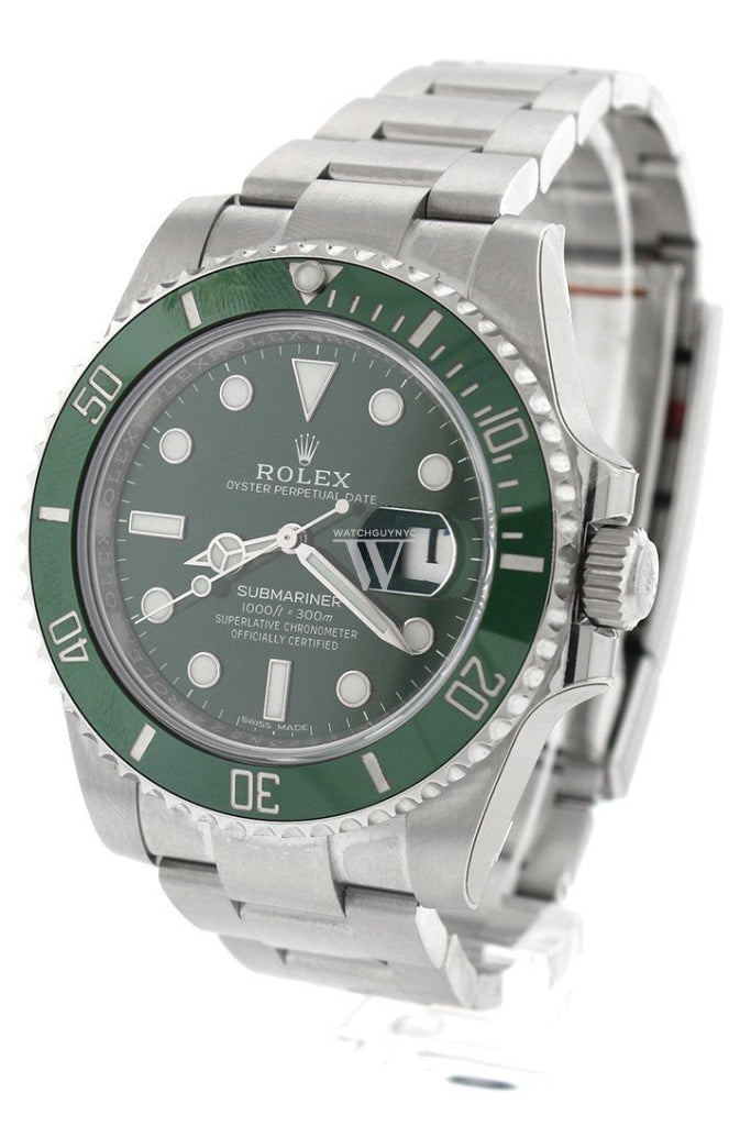Rolex Submariner Hulk Date 40 Green Dial Mens Watch 116610Lv