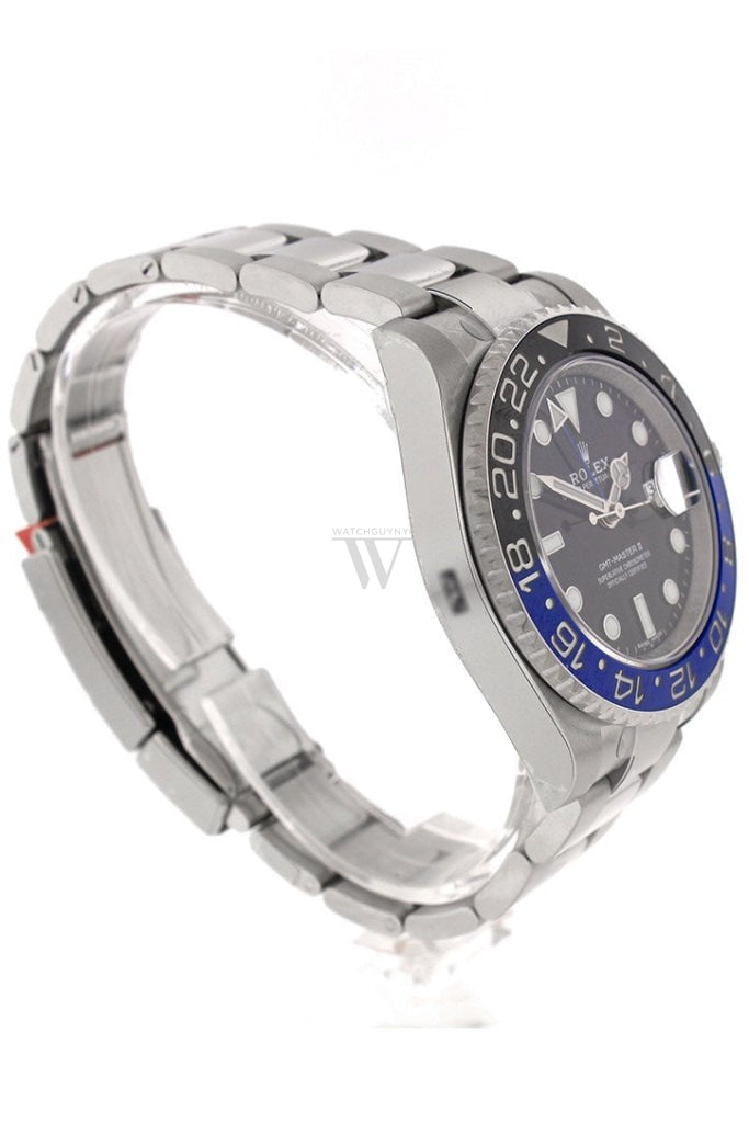 Rolex Gmt-Master Ii Batman 40 Black Dial Steel Mens Watch 116710Blnr