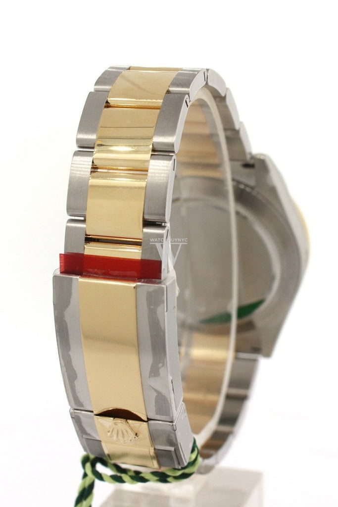 Rolex Cosmograph Daytona Black Diamond Dial Steel 18K Yellow Gold Mens Watch 116503