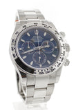 Rolex Cosmograph Daytona 40 Blue Dial White Gold Oyster Mens Watch 116509