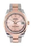 Rolex Datejust 31 Pink Dial 18K Rose Gold Two Tone Ladies Watch 178241