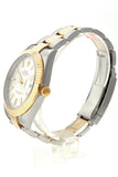 Rolex Datejust 41 Silver Dial Fluted Bezel 18K Yellow Gold Mens Watch 126333
