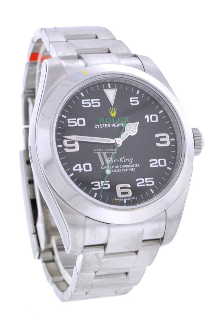 Rolex Air King Black Dial Stainless Steel Mens Watch 116900