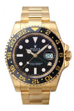 ROLEX GMT-Master II 40 Black Dial Stainless Steel Men's Watch 116718