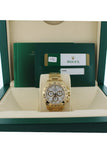 Rolex Cosmograph Daytona White Dial Gold Mens Watch 116508