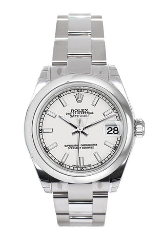 Rolex Datejust 31 White Dial Steel Ladies Watch 178240