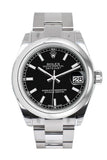 Rolex Datejust 31 Black Dial Steel Ladies Watch 178240