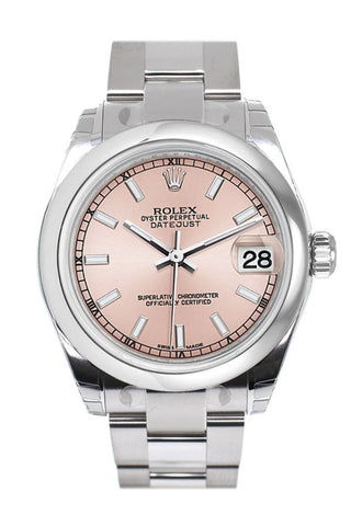 Rolex Datejust 31 Pink Dial Steel Ladies Watch 178240 / None