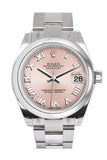 Rolex Datejust 31 Pink Roman Dial Steel Ladies Watch 178240