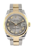 Rolex Datejust 31 Steel Roman Dial  18K Gold Two Tone Ladies 178243