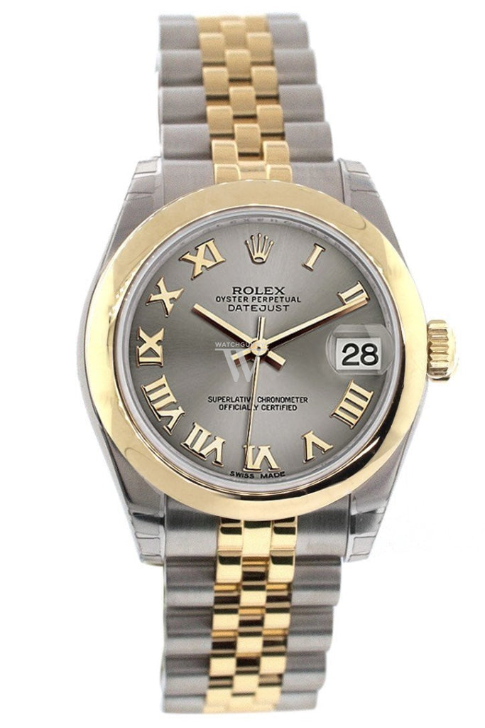 Rolex Datejust 31 Steel Roman Dial 18K Gold Two Tone Jubilee Ladies 178243 Watch