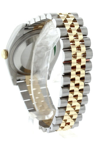 Rolex Datejust 36 White Set With Diamonds Dial 18K Gold Diamond Bezel Jubilee Ladies Watch 116243