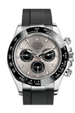 Rolex Cosmograph Daytona Steel and black Dial Oysterflex Strap Mens Watch 116519LN 116519