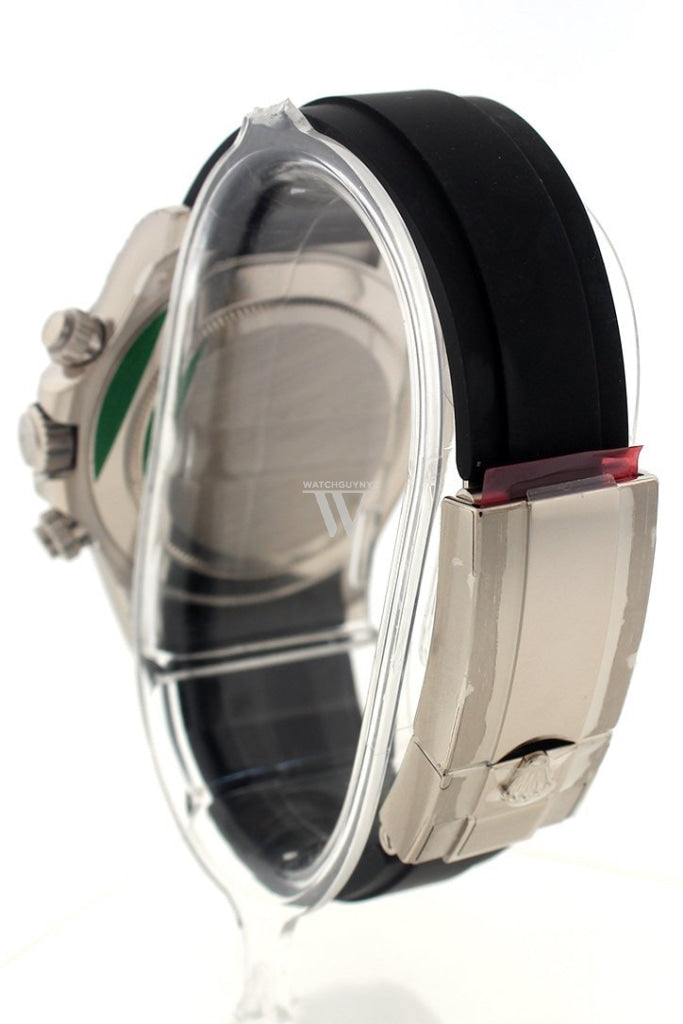 Rolex Cosmograph Daytona Steel And Black Dial Oysterflex Strap Mens Watch 116519Ln