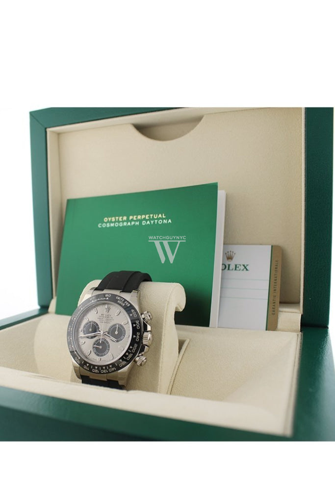 Rolex Cosmograph Daytona Steel And Black Dial Oysterflex Strap Mens Watch 116519Ln