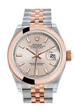 Rolex Datejust 28 Sundust Dial Jubilee Ladies Watch 279161 NP