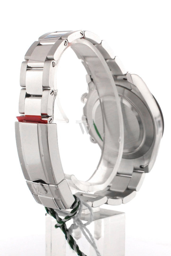 Rolex Cosmograph Daytona Ice Blue 8 Baguette Diamond Platinum Mens Watch 116506