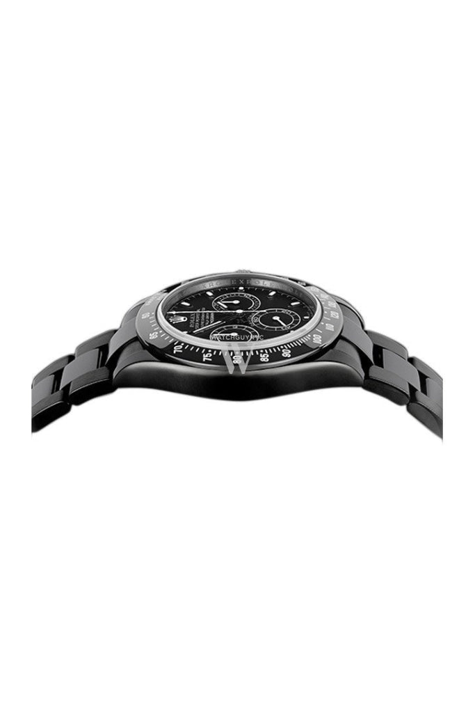 Rolex Black-Pvd Cosmograph Daytona Black Dial Stainless Steel Boc Coating Oyster Mens Watch Pvd