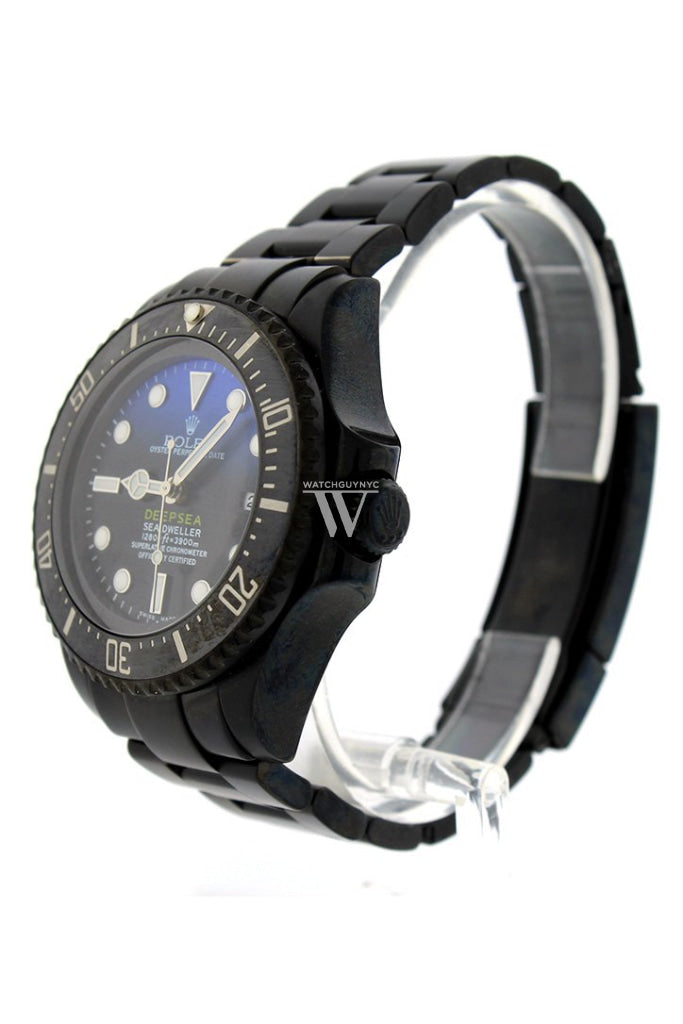 Rolex Black-Pvd Sea Dweller Deepsea Black Blue Dial Stainless Steel Boc Coating Oyster Automatic