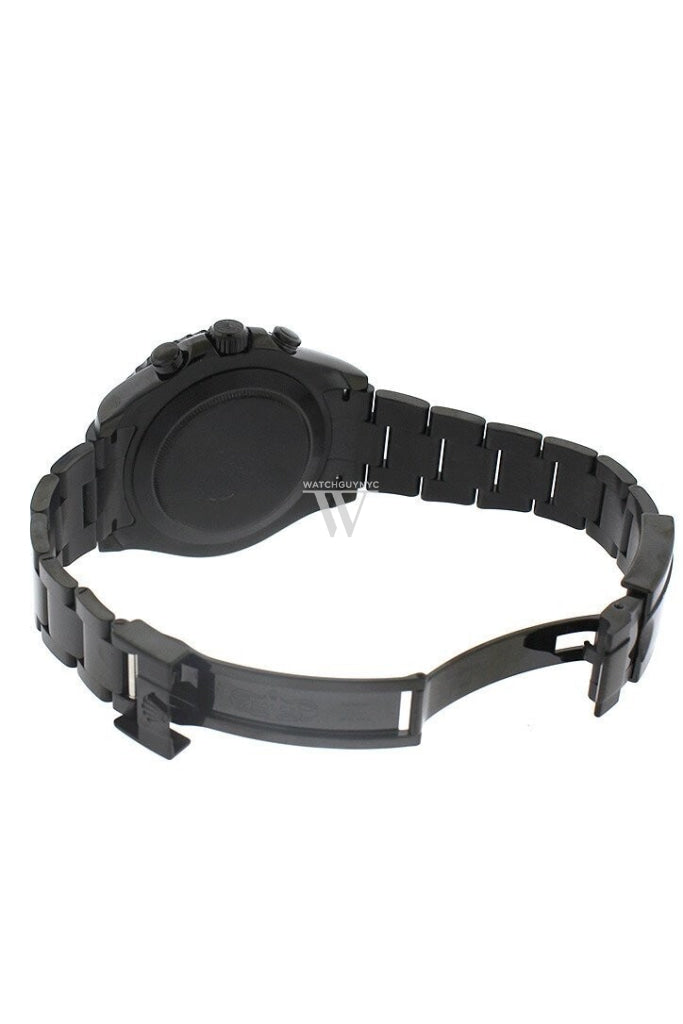 Rolex Black-Pvd Yacht-Master 40 Dark Rhodium Dial Steel Black Boc Coating Oyster Mens Watch 116680