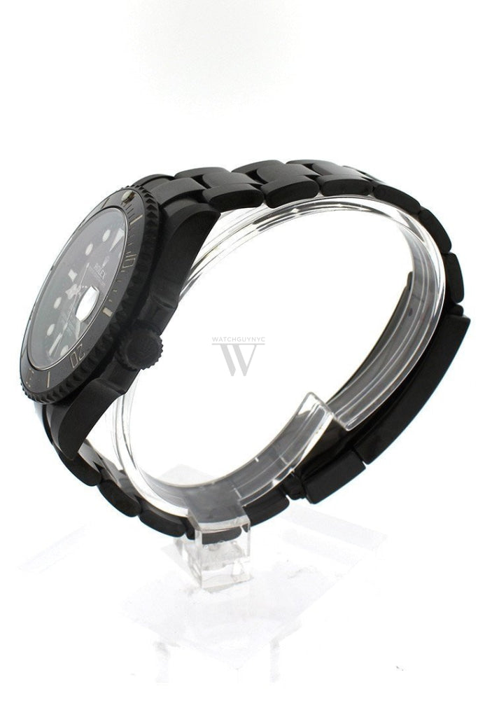 Rolex Black-Pvd Submariner Black Dial Cerachrom Bezel Steel Boc Coating Mens Watch 116610 Rolex Pvd