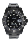 ROLEX Black-PVD Submariner Black Dial Black Cerachrom Bezel Steel Black BOC Coating Men's Watch 116610