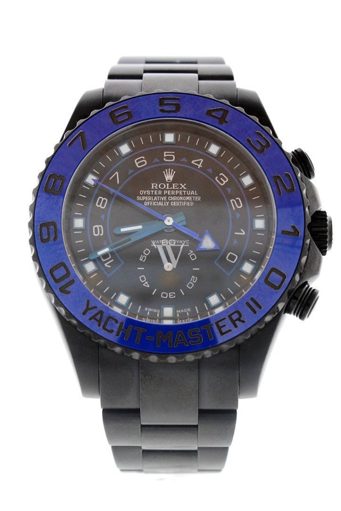 Rolex Black-Pvd Yacht-Master 40 Dark Rhodium Dial Steel Black Boc Coating Oyster Mens Watch 116680