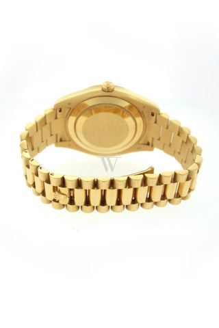 Rolex Day-Date Ii 41 Champagne Diamond Dial 18K Yellow Gold Mens Watch 218238 Pre-Owned-Watches