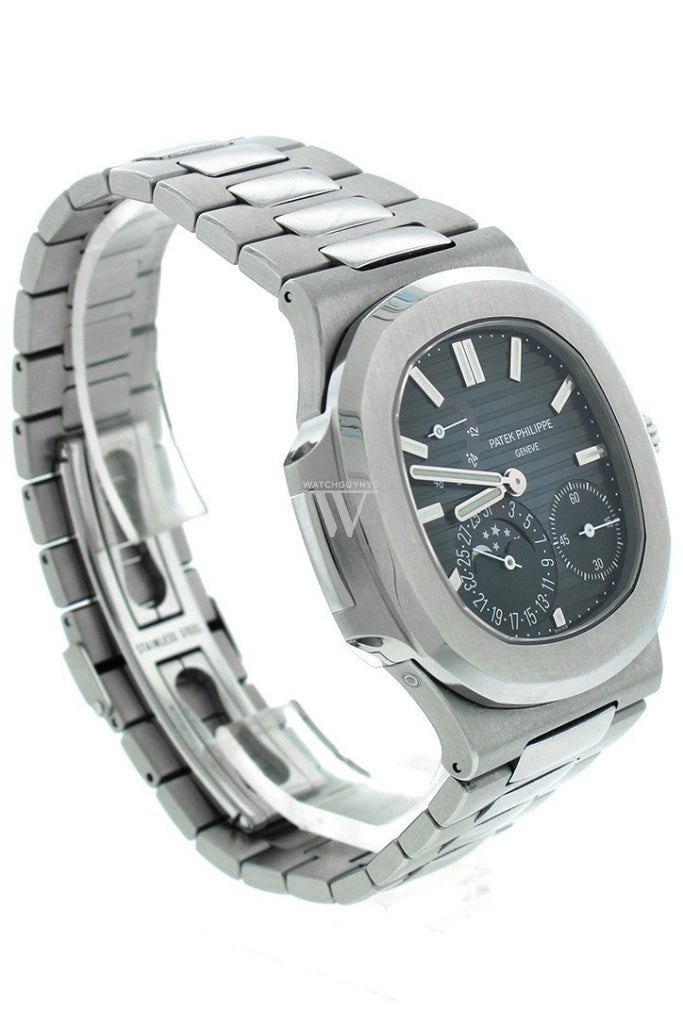 Patek Philippe Nautilus Blue Dial Stainless Steel Mens Watch 5712/1A-001