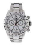 Rolex Cosmograph Daytona White Dial Stainless Steel Oyster Automatic Men's Watch 116520