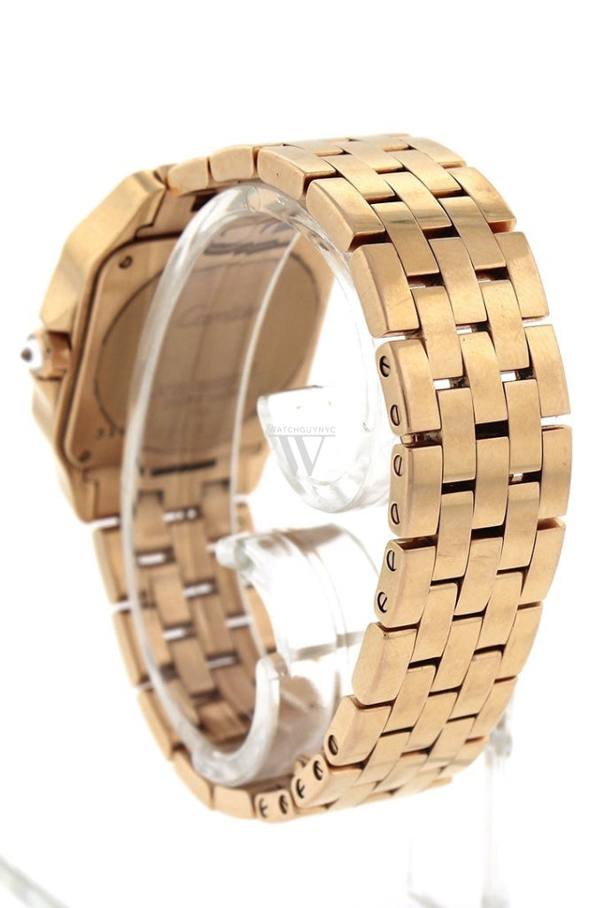 Cartier Santos Demoiselle 18Kt Rose Gold Diamond Large Ladies Watch Pre-Owned-Watches