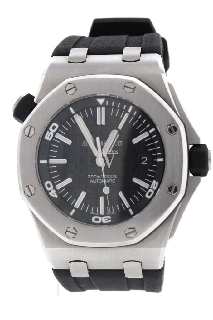 Audemars Piguet Royal Oak Offshore Diver Black Dial Automatic Mens Watch 15703St.oo.a002Ca.01