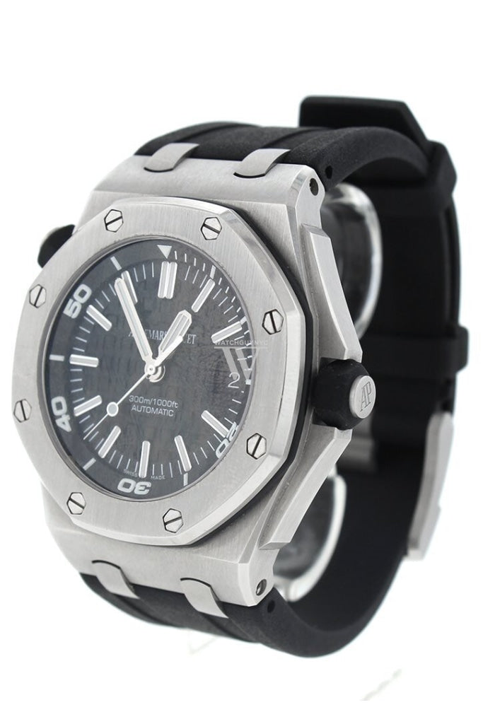 Audemars Piguet Royal Oak Offshore Diver Black Dial Automatic Mens Watch 15703St.oo.a002Ca.01