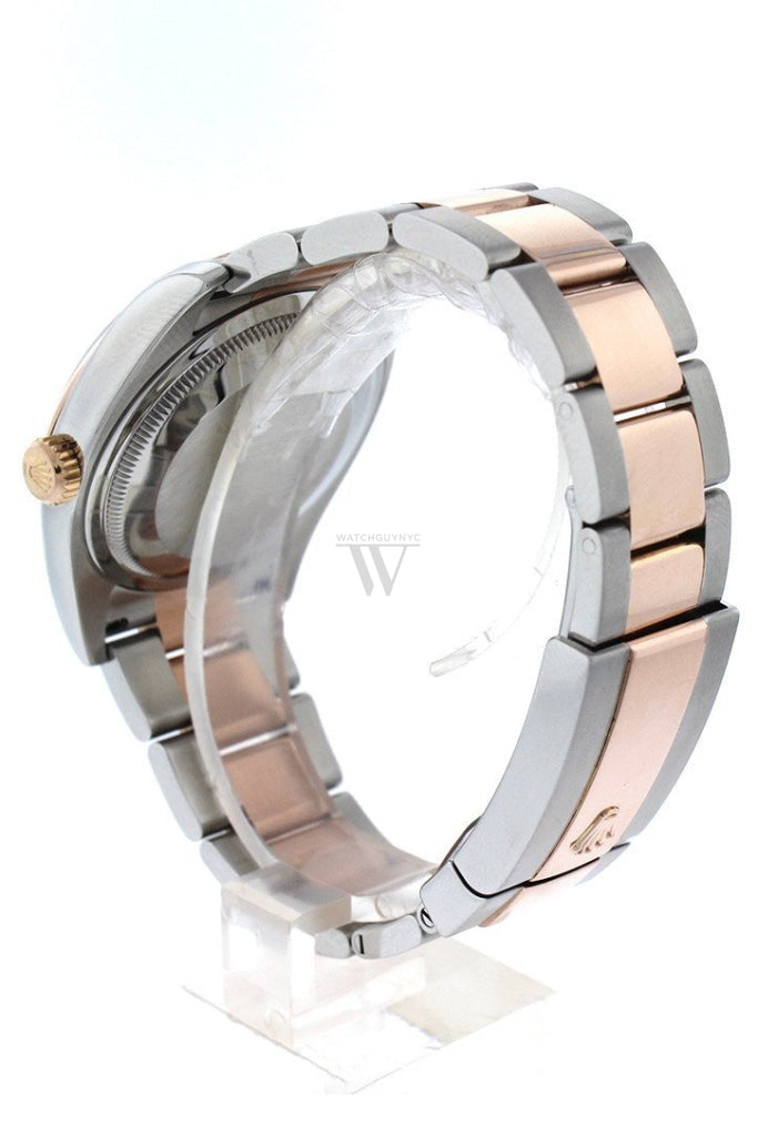 Rolex Custom Datejust 36 Pink Diamond Dial Dia Bezel 116201 Watches