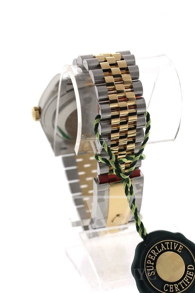 Rolex Datejust 31 Champagne Dial 18K Yellow Gold Jubilee Ladies Watch 178243