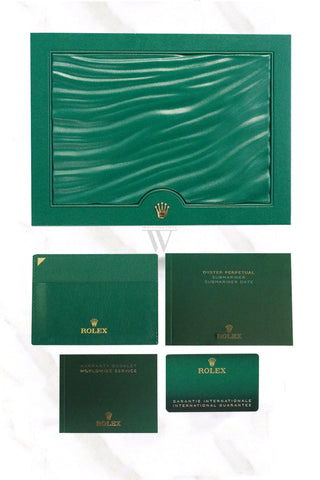 Rolex Day-Date 36 Champagne Stick Dial 18K Yellow Gold Watch Diamond Set President Bracelet 128238
