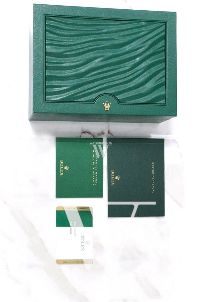 Custom Diamond Bezel Rolex Datejust 36 Chocolate Floral Motif Dial Oyster Rose Gold Two Tone Watch