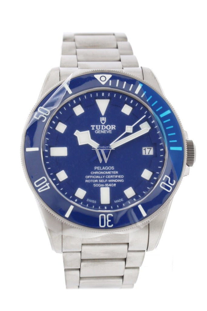 Tudor Pelagos Blue Dial Automatic Titanium Mens Watch 25600Tb