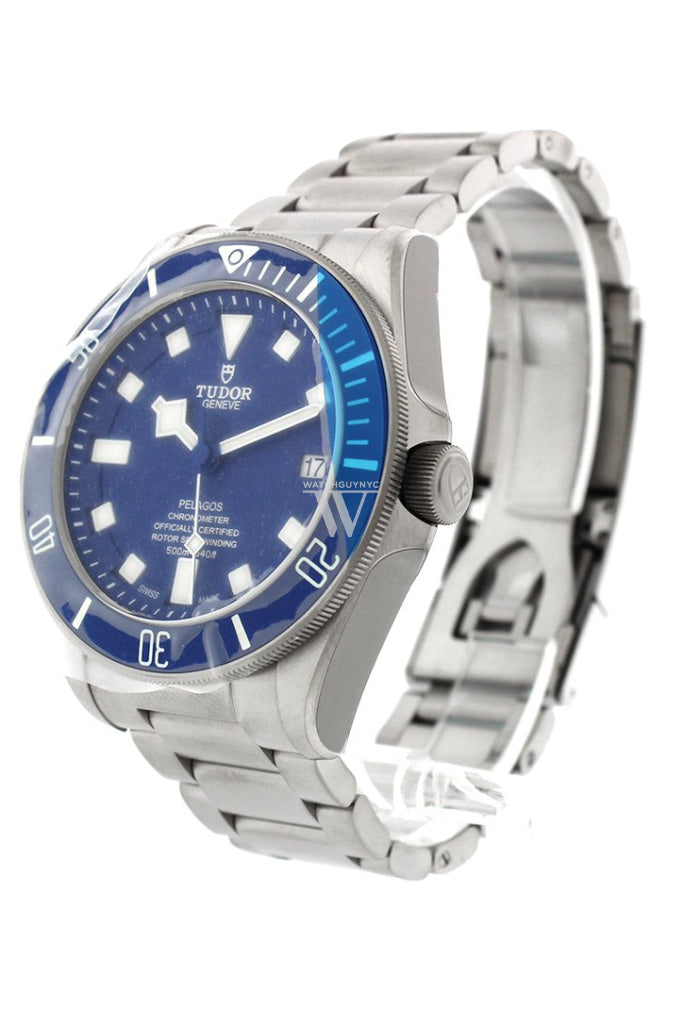 Tudor Pelagos Blue Dial Automatic Titanium Mens Watch 25600Tb