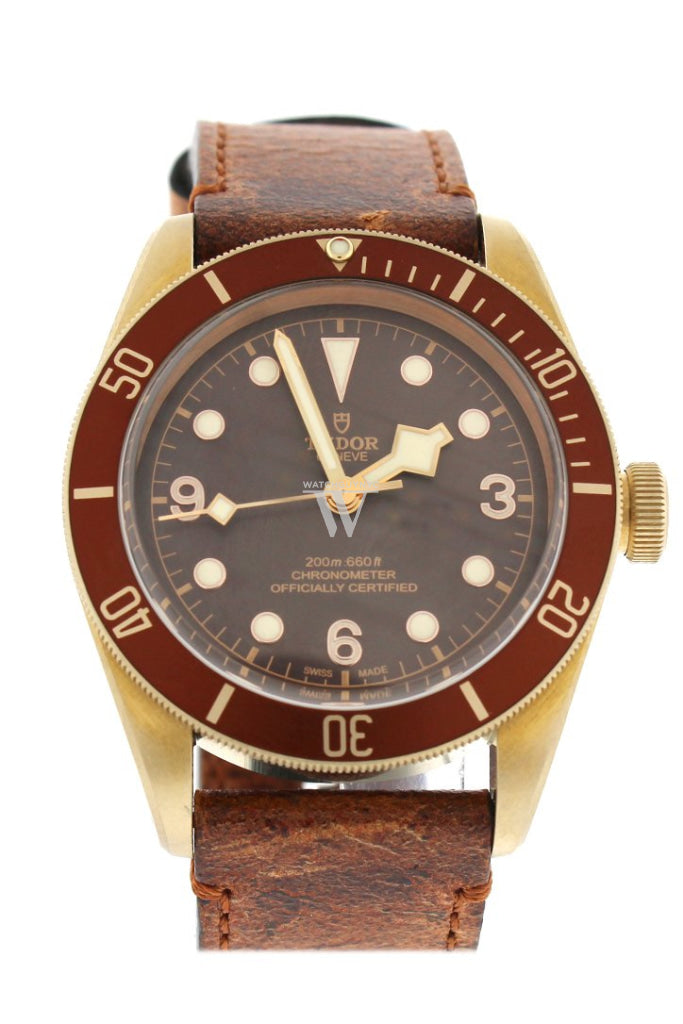 Tudor Heritage Automatic Bronze Dial Leather Mens Watch 79250Bm