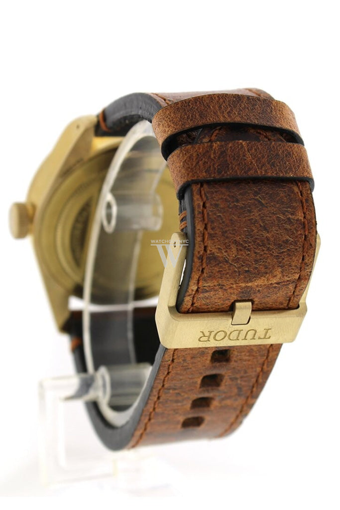 Tudor Heritage Automatic Bronze Dial Leather Mens Watch 79250Bm