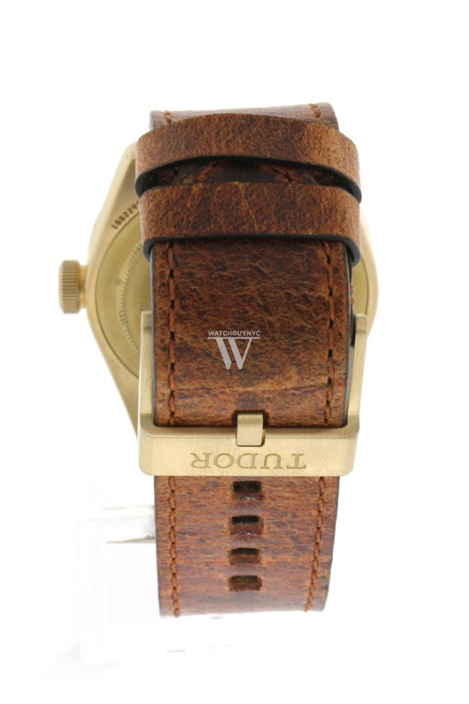 Tudor Heritage Automatic Bronze Dial Leather Mens Watch 79250Bm